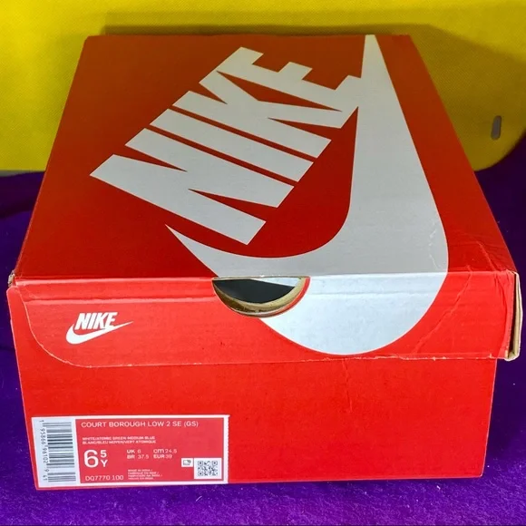 Nike Court Borough Low 2 SE Basketball Shoes Men’s/Boy’s Sz 6.5 Wmns 8